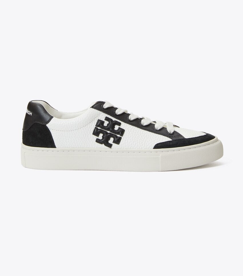Tory Burch Color Block Sneaker - White / Perfect Black / Perfect Black