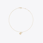 Tory Burch Textured Rope Pearl Pendant Necklace