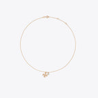 Tory Burch Textured Rope Pearl Pendant Necklace