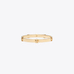 Tory Burch Classic Logo Hinge Bangle - Gold