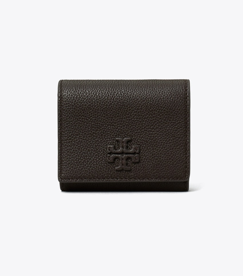 Thea Compact Wallet - Deep Brown
