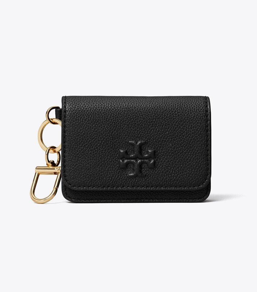 Thea Flap Card Case - Black