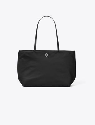 Tory Burch Nylon Small Tote Black
