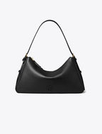 Tory Burch Thea Zip Top Shoulder Bag Black