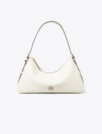 Tory Burch Thea Zip Top Shoulder Bag New Ivory