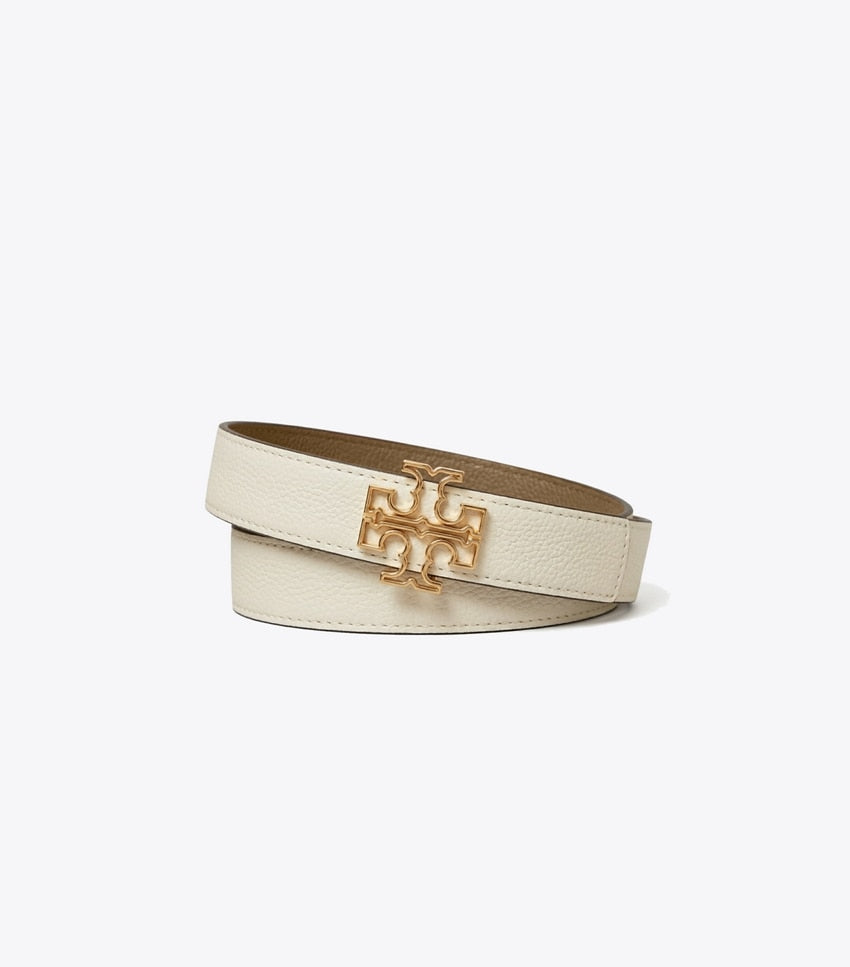 1" Britten Reversible Belt - New Ivory / Wild Mushroom