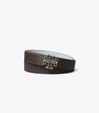 1" Britten Reversible Belt - Deep Brown / Light Sea
