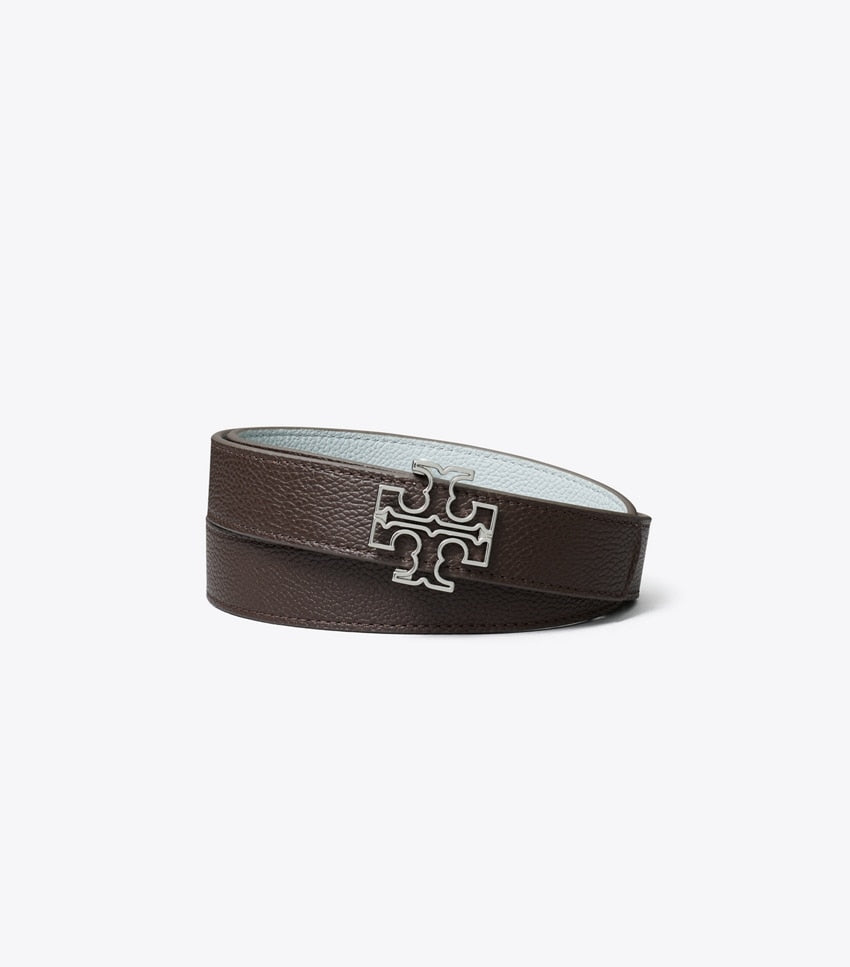 1" Britten Reversible Belt - Deep Brown / Light Sea