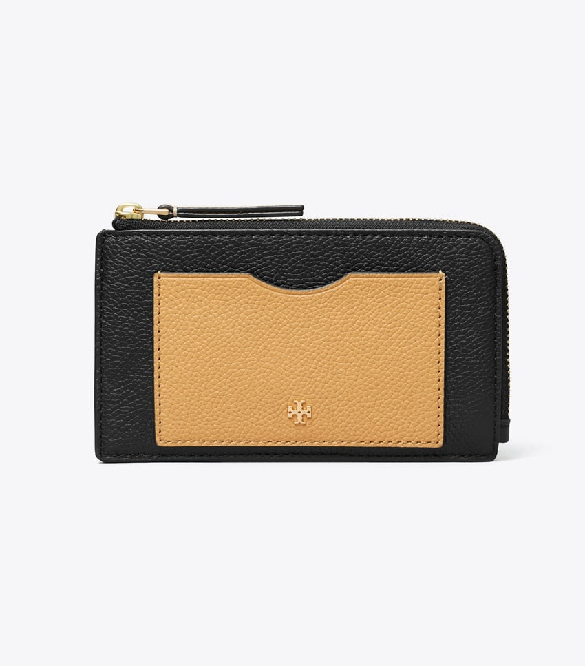 Key Item Zip Card Case - Black