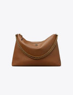Britten Large Zip Shoulder Bag - Forest Brown