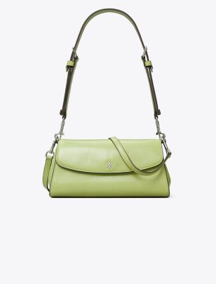 Rory Glazed Flap Shoulder Bag - Frond