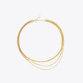 Tory Burch Logo Layered Pearl Necklace