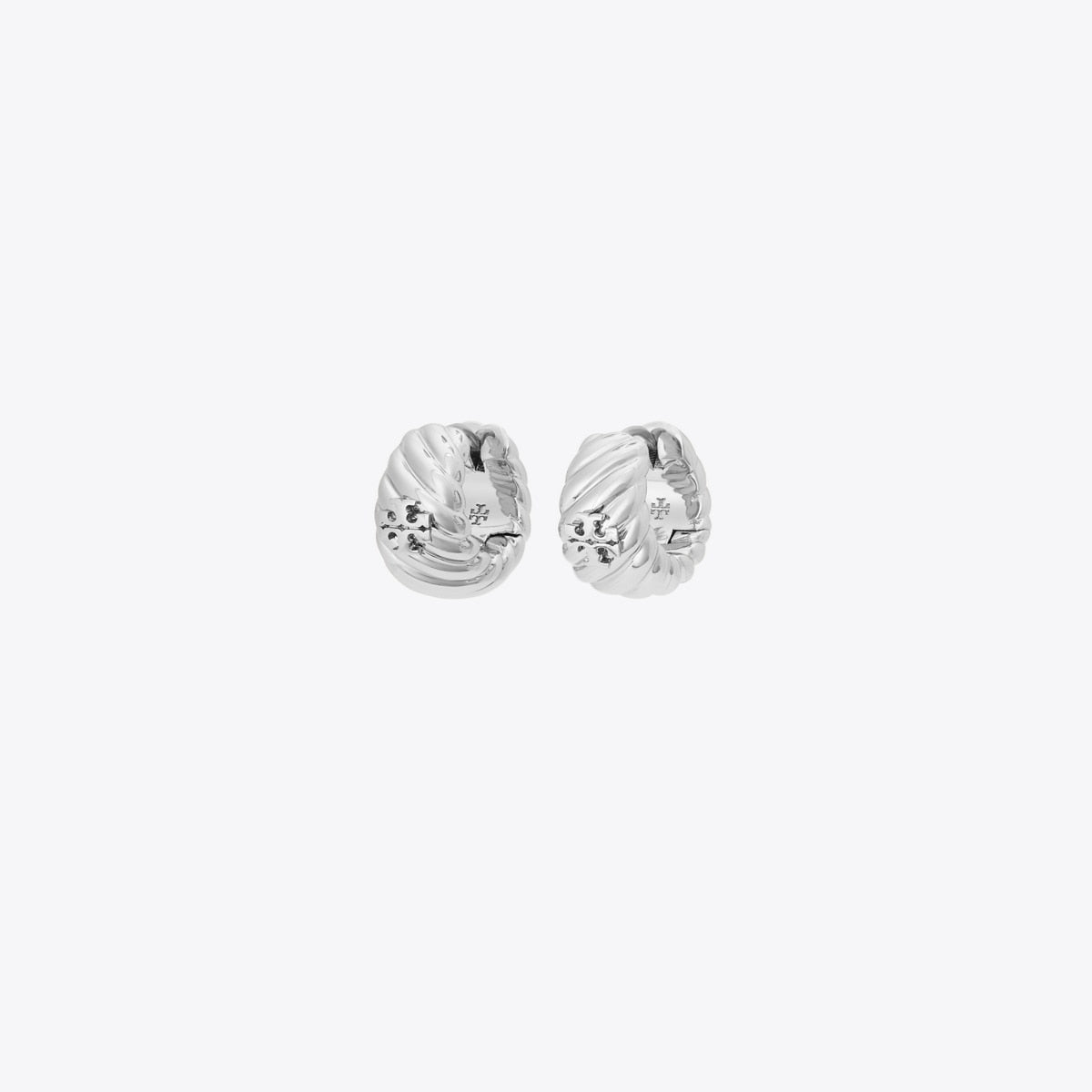 Tory Burch Rope Logo Huggie Earrings – Küpe