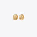 Tory Burch Rope Logo Huggie Earrings – Küpe