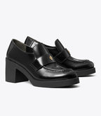 Everly Heeled Loafer - Perfect Black
