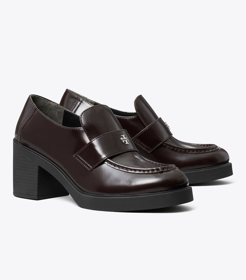 Everly Heeled Loafer - Amaranth