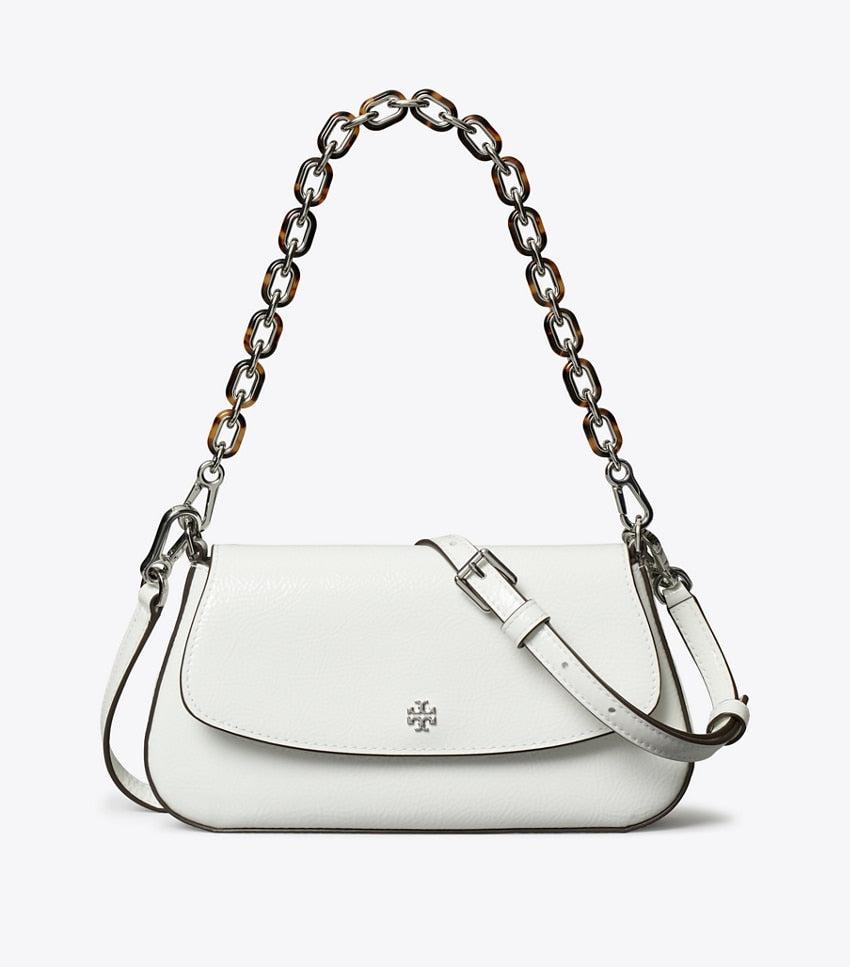 Tory Burch Rory Novelty Crinkle Mini Convertible Crossbody - Cirrus Cloud