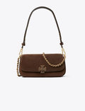 Britten Suede Convertible Crossbody - Dark Cocoa
