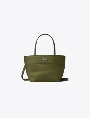 Tory Burch Nylon Mixed Materials Mini Tote Secret Garden