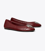 Chelsea Quilted Ballet Flat - Royal Red