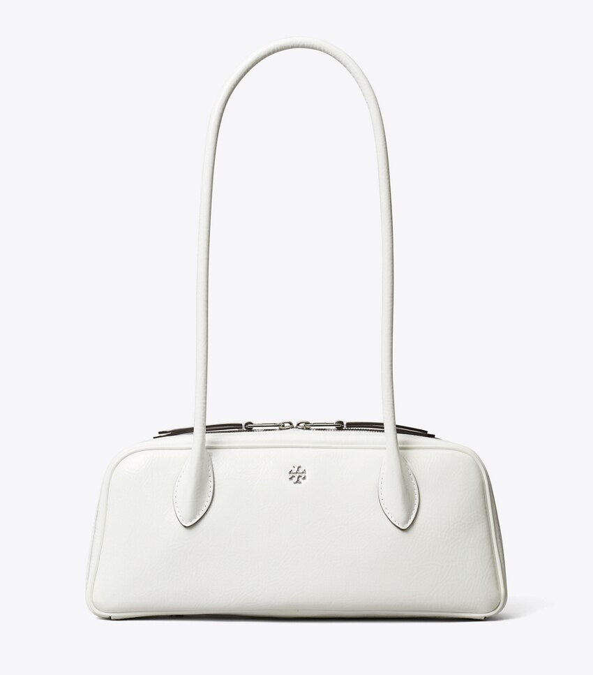 Tory Burch Rory Novelty Crinkle Box Satchel - Cirrus Cloud