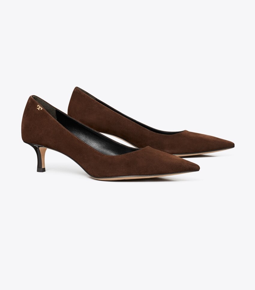 Tory Burch Low Heel Pump - Dark Cocoa