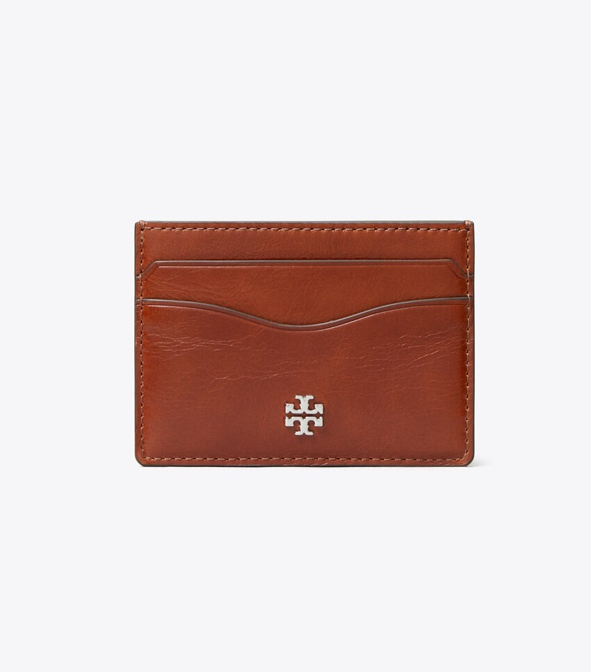 Rory Slim Card Case - Glazed Aged Brown