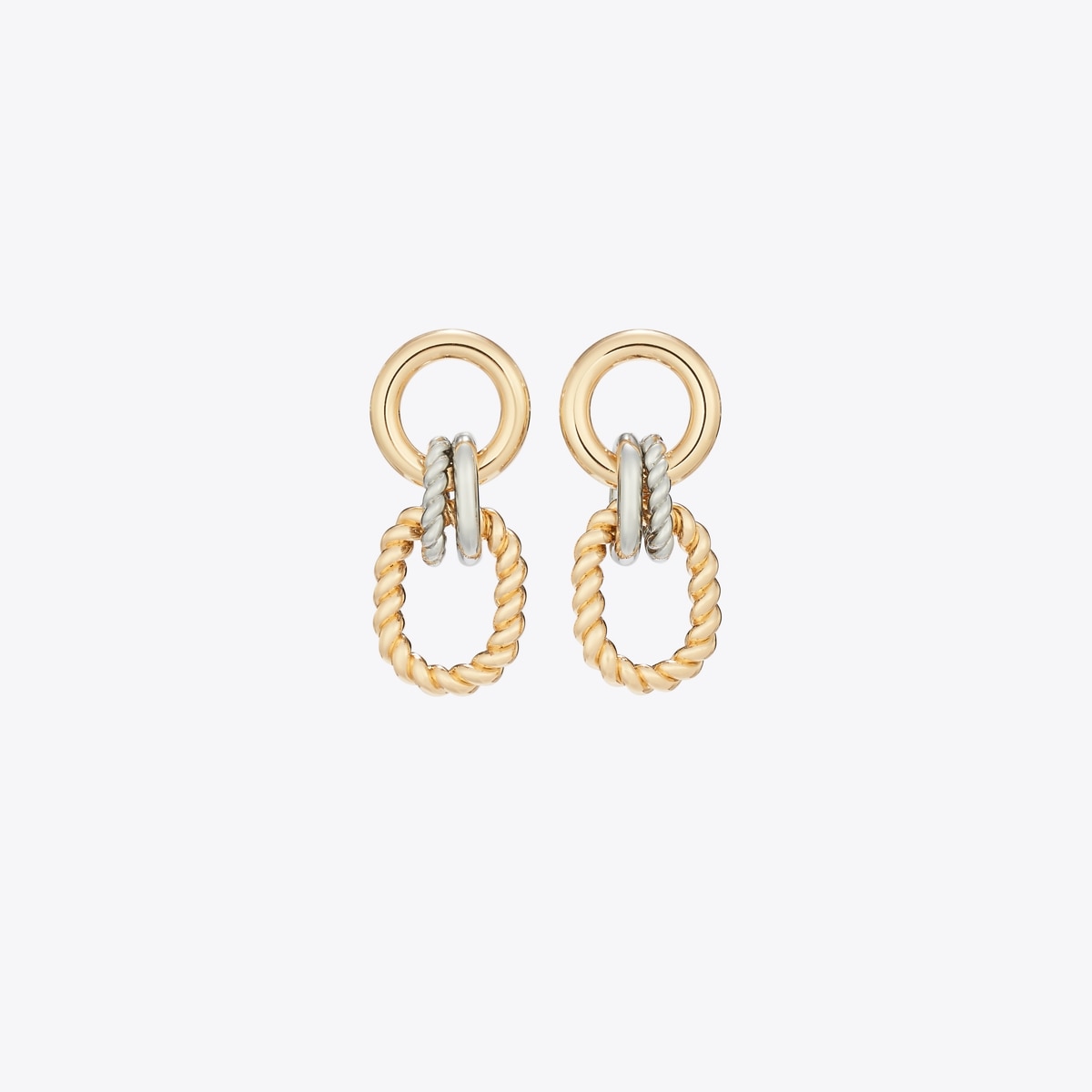 Tory Burch Textured Rope Doorknocker Earrings – Küpe