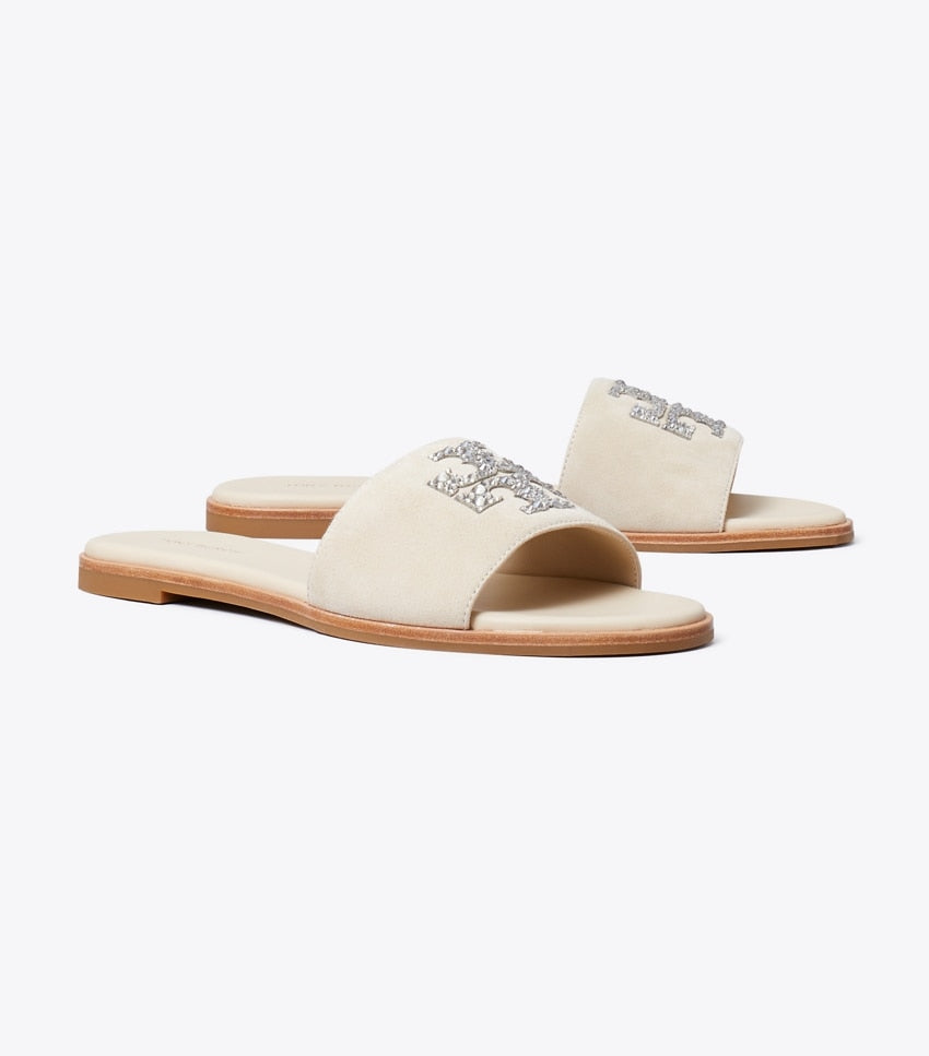 Everly Slide Embellished Dulce De Leche