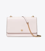 Tory Burch Flap Adjustable Shoulder Bag - Classic Coral