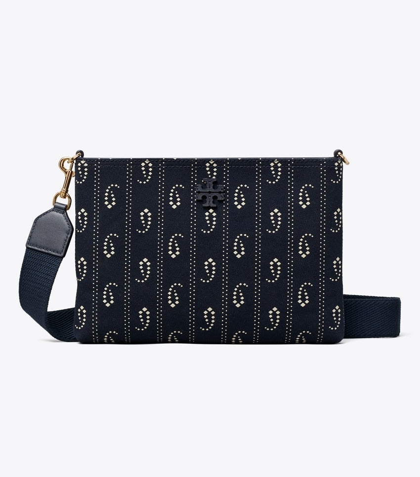 Tory Burch Blake Printed Swingpack - Medium Navy