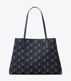 Tory Burch Blake Tote - Printed Medium Navy