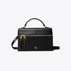 Tory Burch Rory Textured Vanity Bag Black
