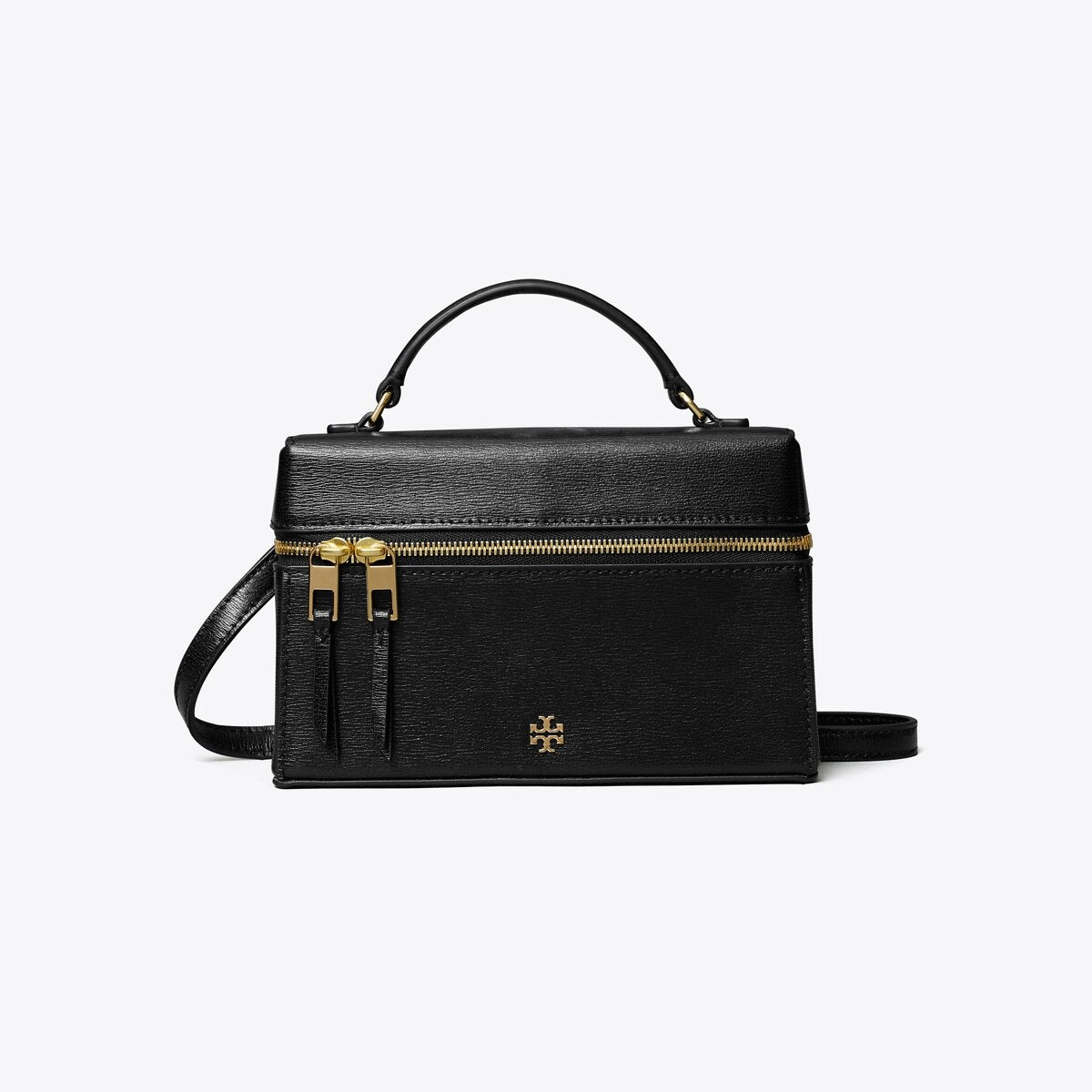 Tory Burch Rory Textured Vanity Bag Black