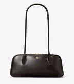 Tory Burch Rory Textured Box Satchel - Cocoa