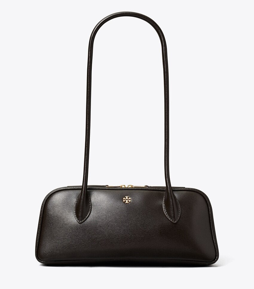 Tory Burch Rory Textured Box Satchel - Cocoa