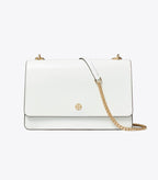 Tory Burch Crinkle Flap Adjustable Shoulder Bag - Cirrus Cloud