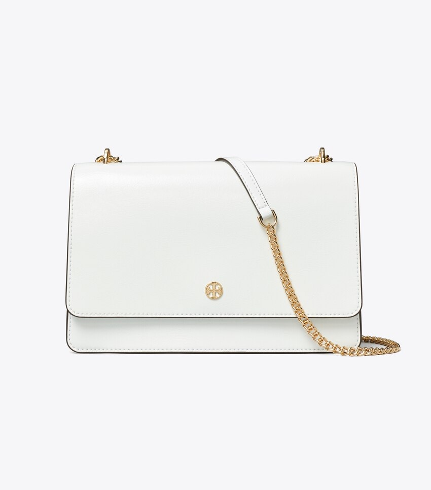 Tory Burch Crinkle Flap Adjustable Shoulder Bag - Cirrus Cloud