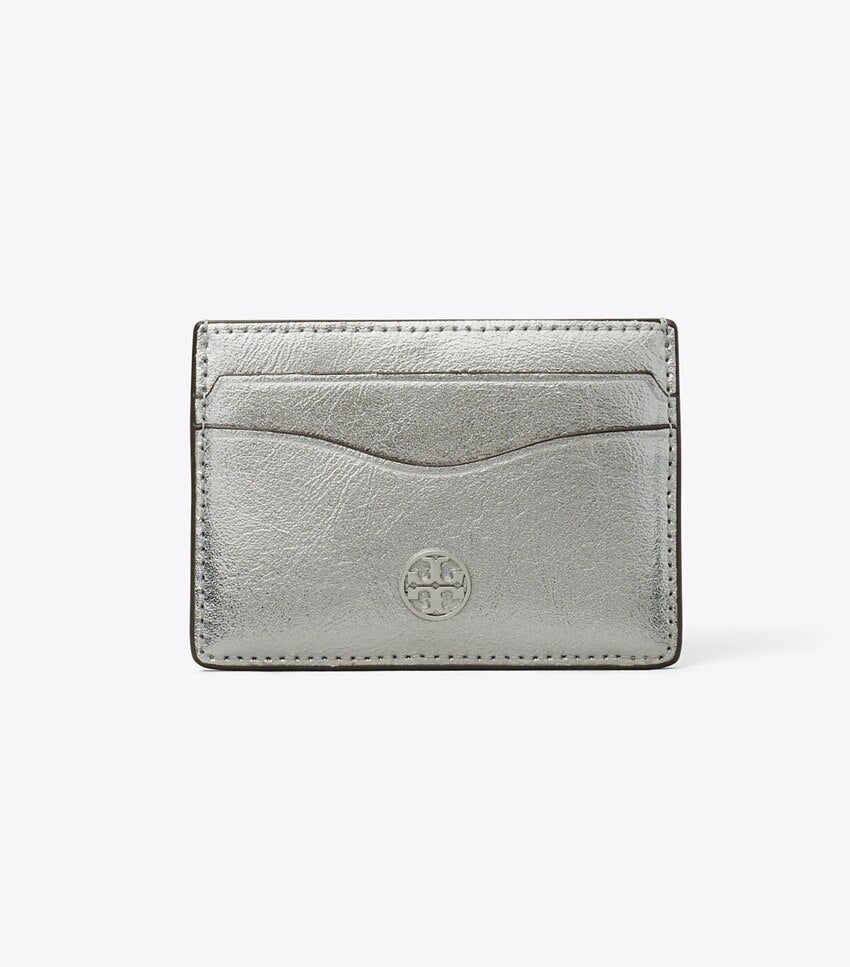 Slim Card Case - Metallic Silver