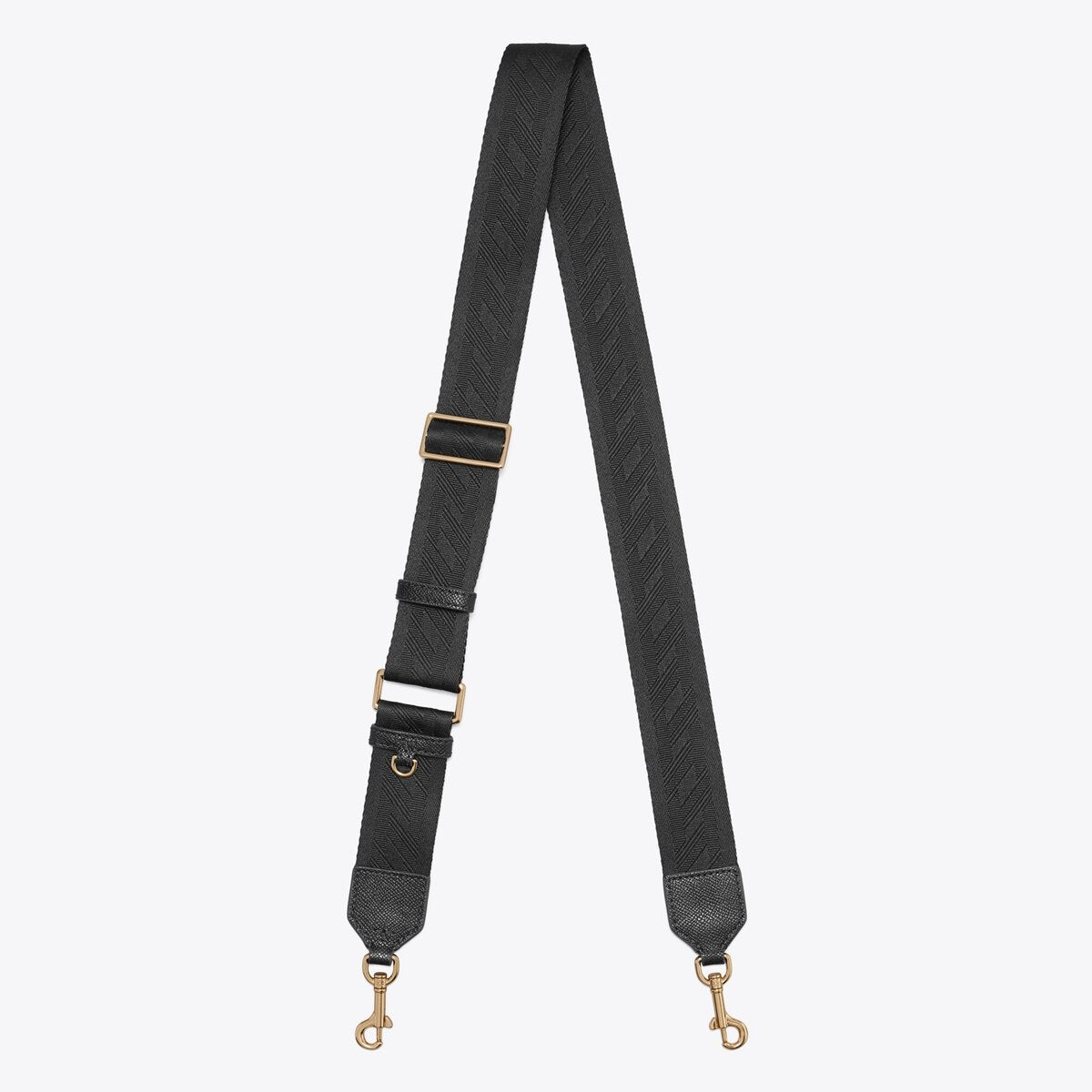 Tory Burch T-Lattice Web Strap Black
