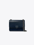 Britten Medium Shoulder Bag - Crinkle Shine Navy