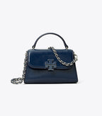 Britten Crinkle Shine Mini Top Handle - Navy