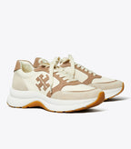 Tory Burch Kick Trainer - New Ivory / Brazil Nut / Tortora