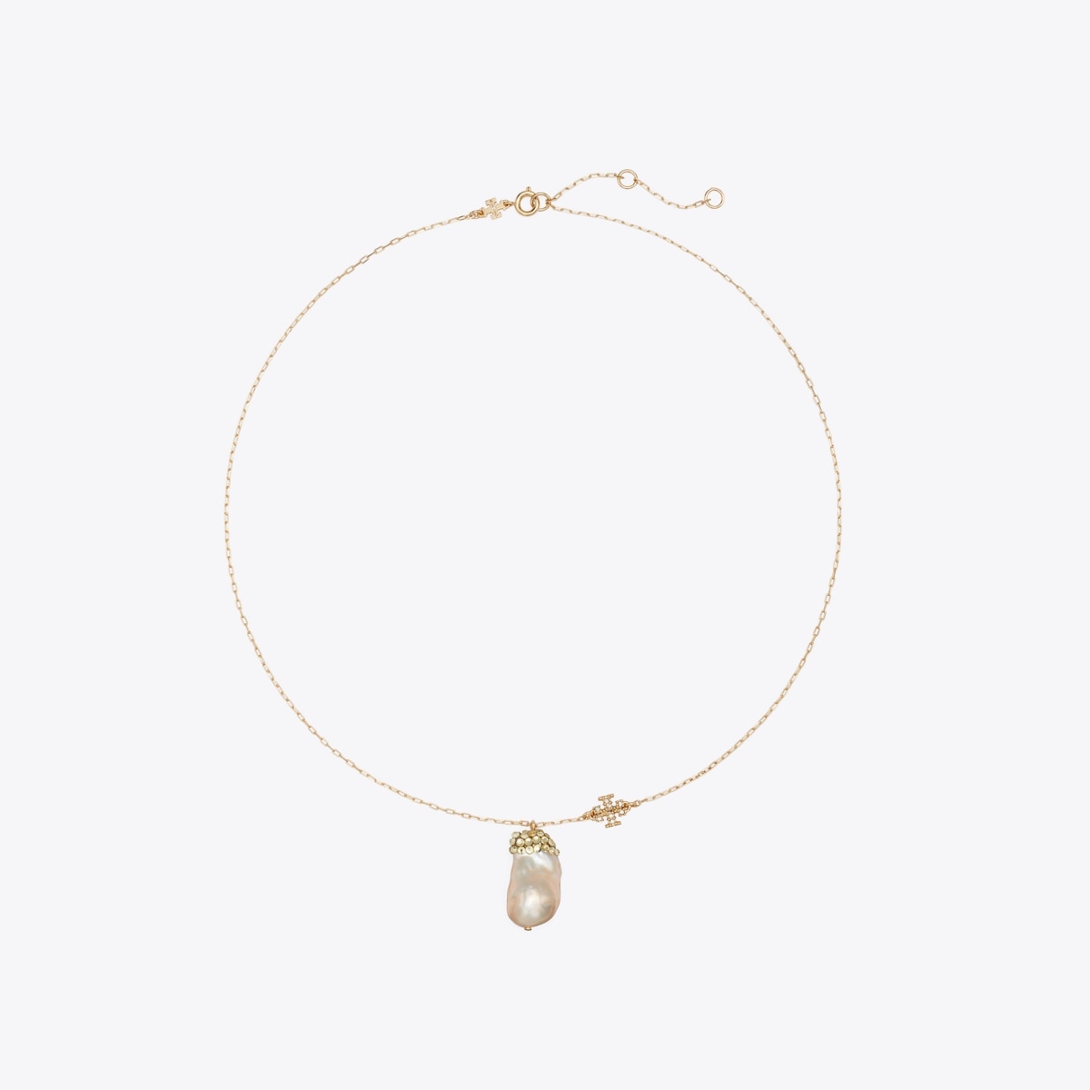 Tory Burch Veggie Pearl Pendant Necklace
