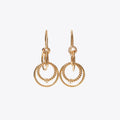 Tory Burch Textured Rope Multi Ring Hoop Earrings