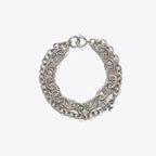 Tory Burch Textured Rope Pave Multi Link Bracelet