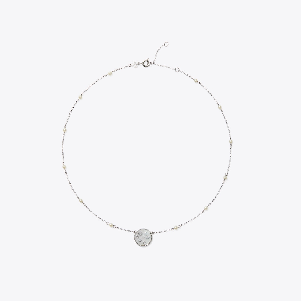 Tory Burch Celestial Pearl Pendant Necklace – Kolye