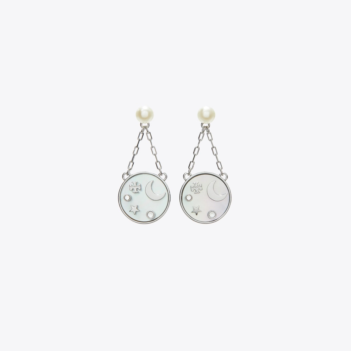 Tory Burch Celestial Pearl Drop Earrings – Küpe