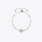 Tory Burch Britten Mother Of Pearl Slider Bracelet