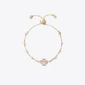 Tory Burch Britten Mother Of Pearl Slider Bracelet
